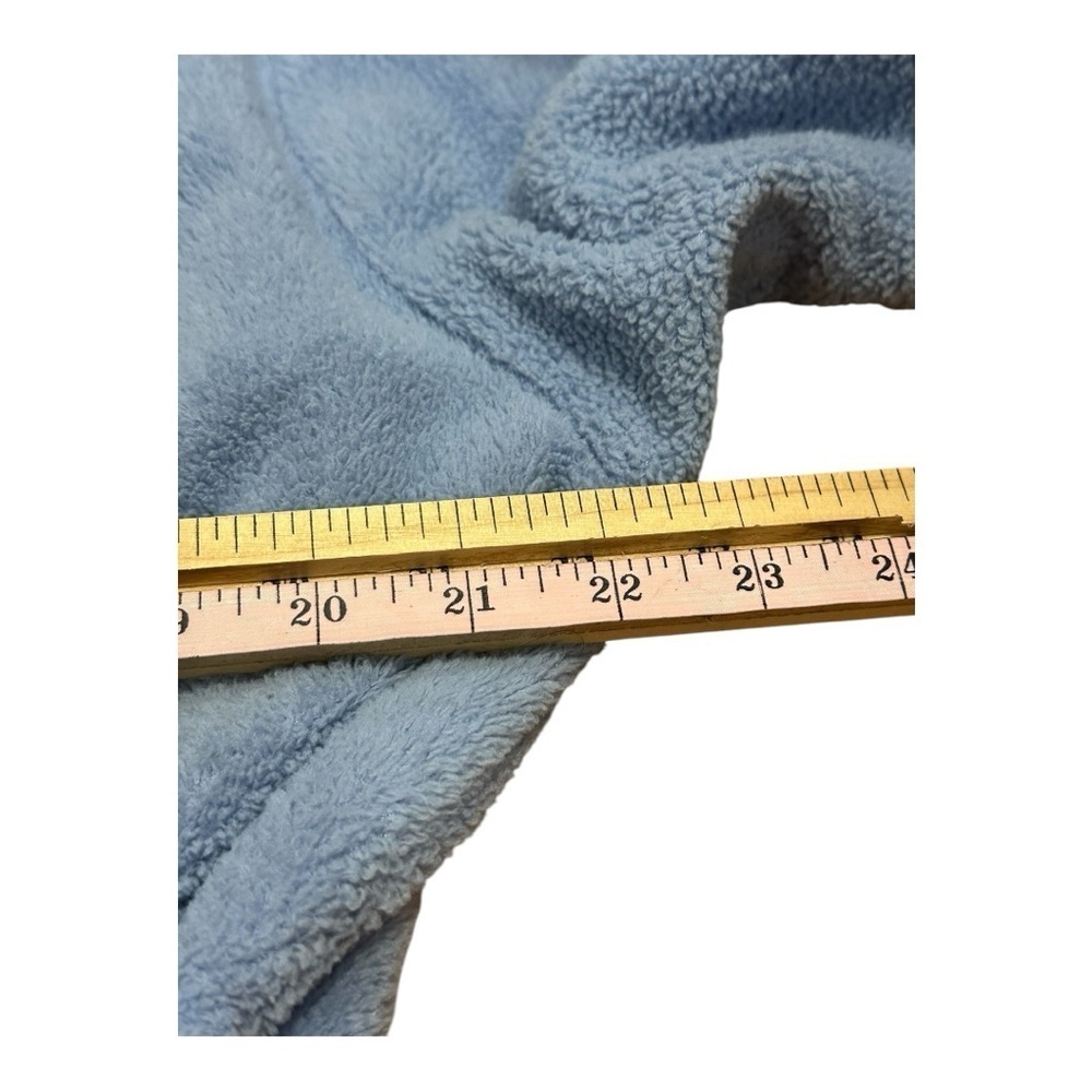 Secret Treasures Fleece Robe Blue Size XL - Picture 5 of 7